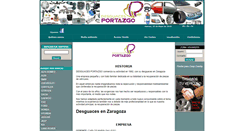 Desktop Screenshot of desguaceselportazgo.com